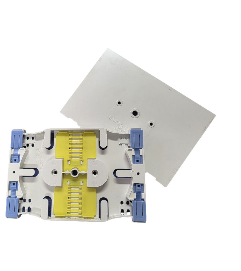 Universal Optical Splice Cassette Tray with Lid – Accommodate 12 Fusion Splices