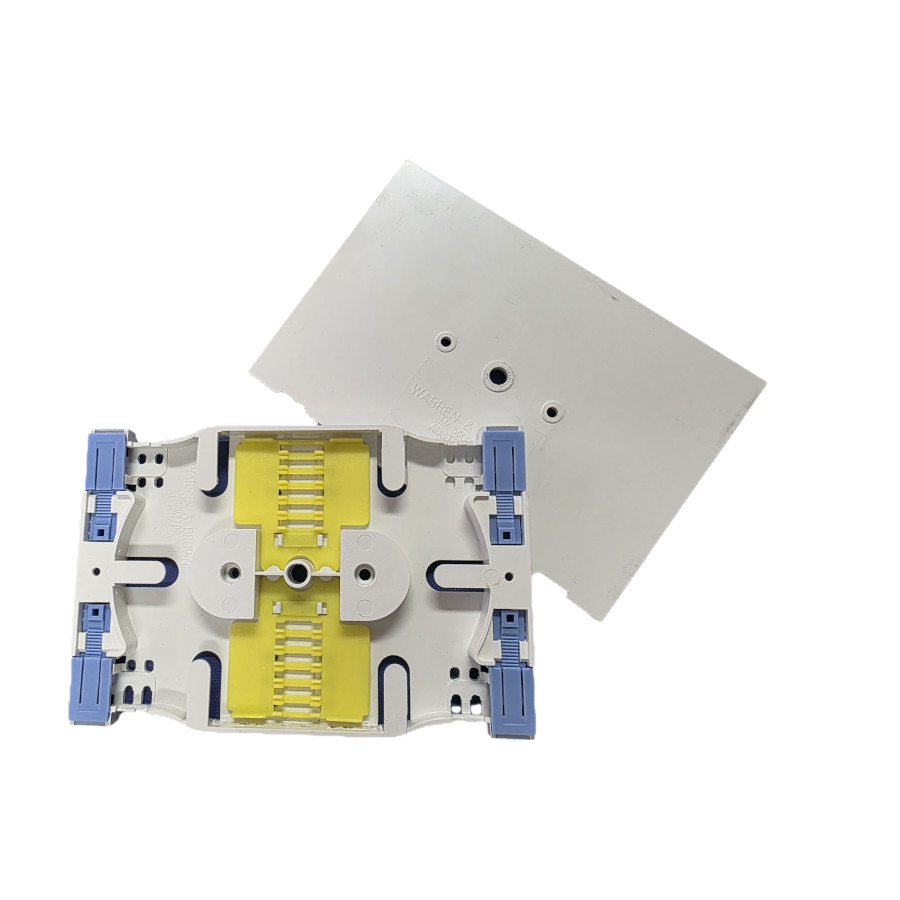 Universal Optical Splice Cassette Tray with Lid – Accommodate 12 Fusion Splices