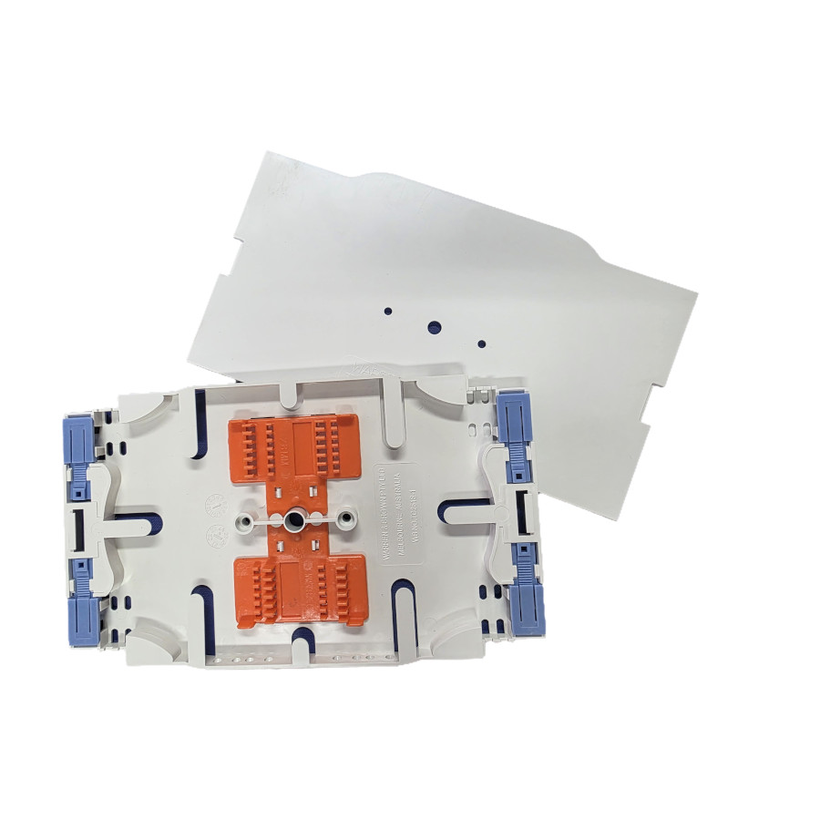 Universal Optical Splice Cassette Tray with Lid – Accommodate 24 Fusion Splices