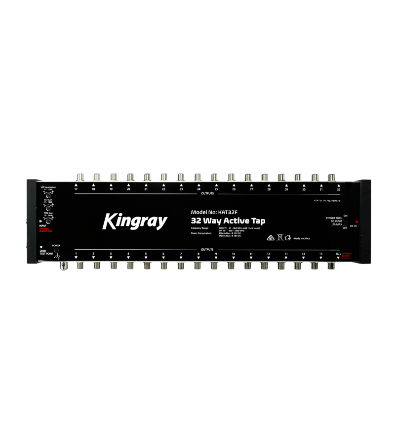 Kingray KAT32F 32 Way ACTIVE TAP 47-2400MHz (FOXTEL Stacker Approved)