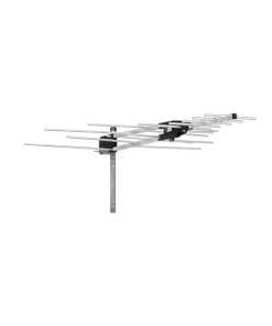 Hills TruBand “Silver Bullet” UHF/VHF 5 Element Heavy Duty Log Periodic with 4G Filter & F-Type Balun