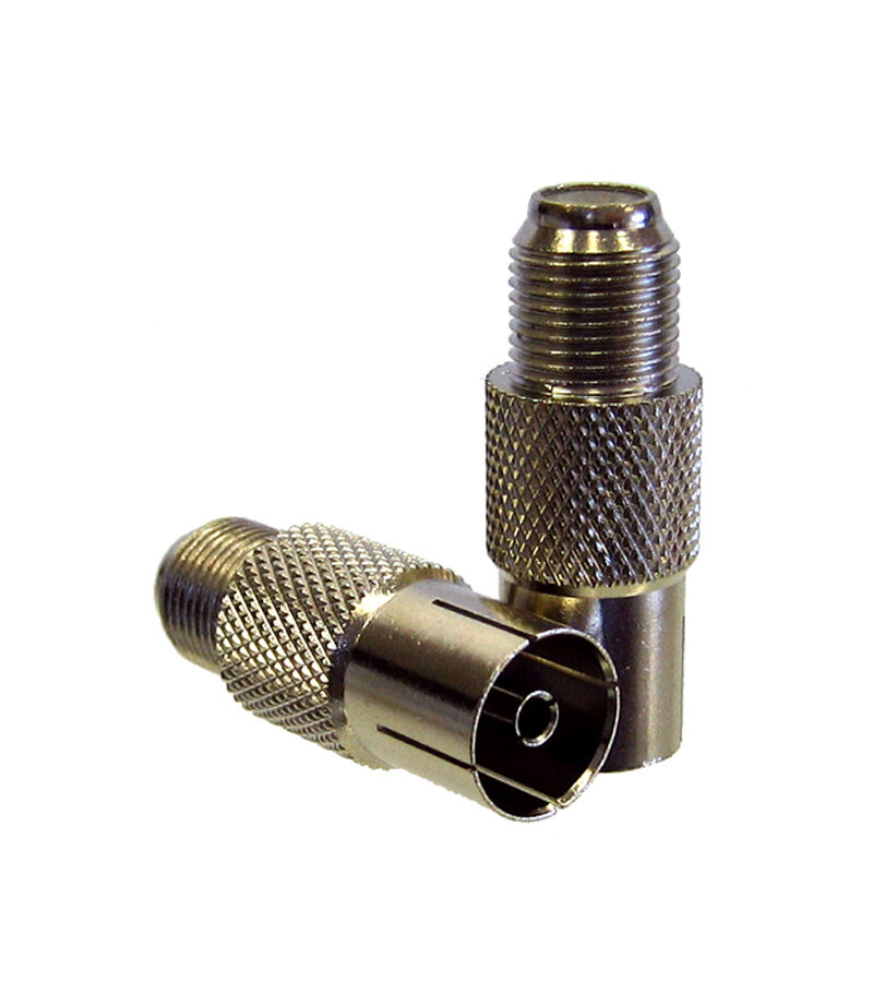 Adaptor: F-type Socket (Female) to PAL Socket (Female)