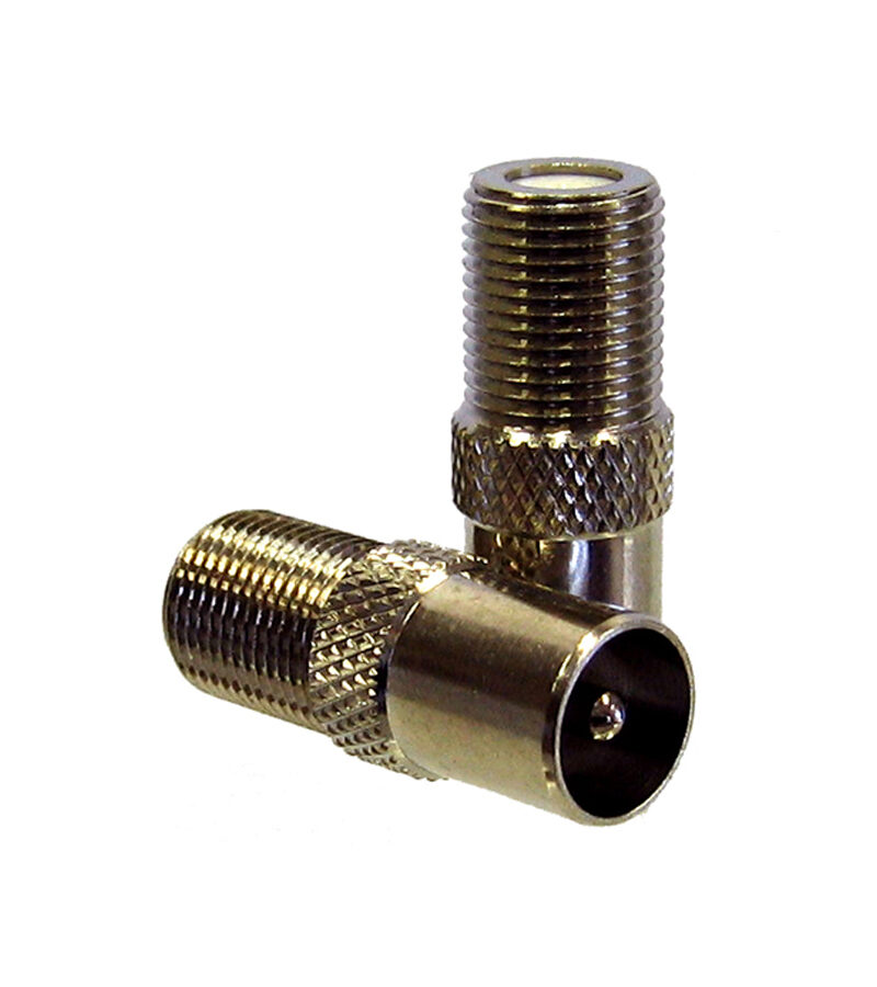 Adaptor: F-type Socket (Female) to PAL Plug (Male)