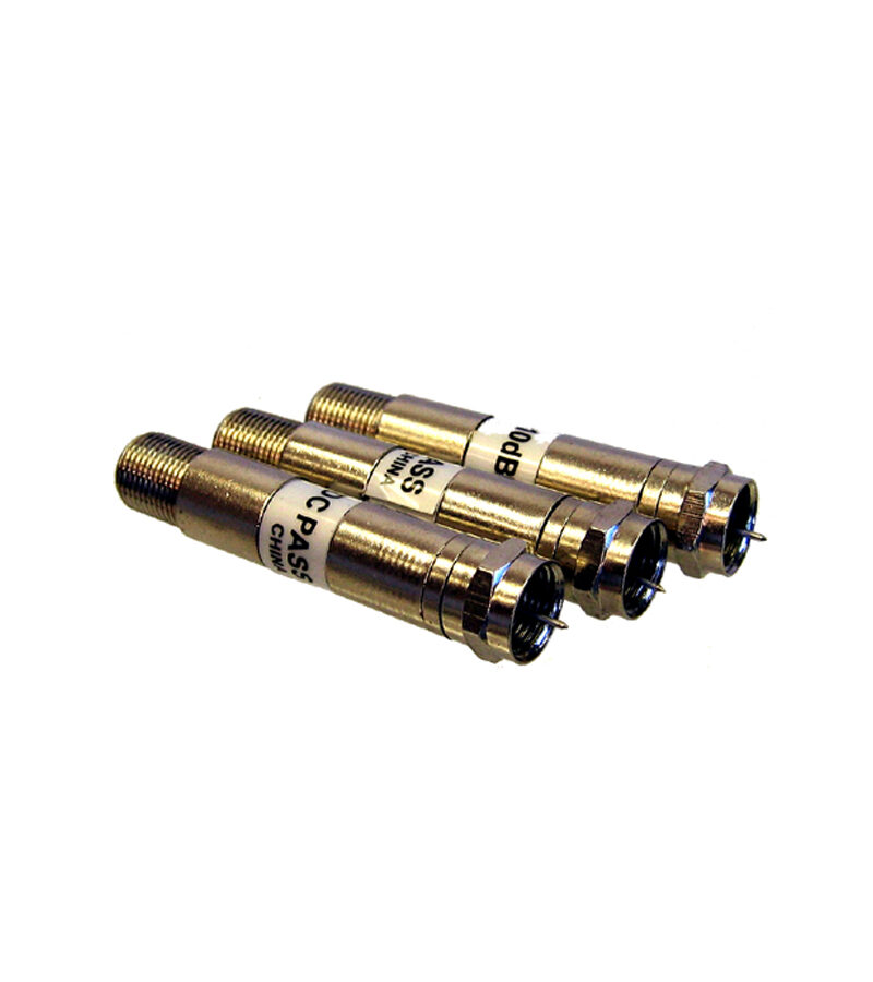 Attenuator – 3dB, 6dB, and 20dB Inline (F-Type Male – Female) DC Passing 75Ohm