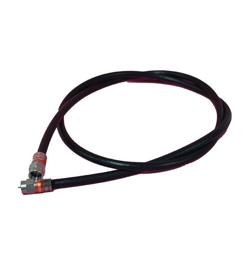 RG6 Quad-Shield Coaxial Fly Lead fitted with F-Type FOXTEL Connectors
