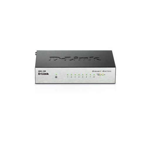 D-Link DGS-108 8-Port Gigabit Desktop Switch (Metal Housing)