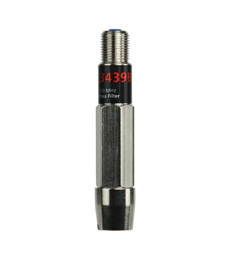 Band Pass Inline (F-Type M-F) Channel Filter - Block C - Ch 34-39 (568MHz~610MHz)