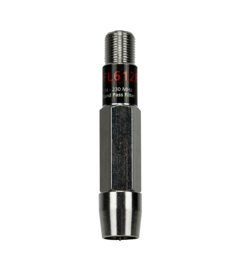 Band Pass Inline (F-Type M-F) Channel Filter - Block A - Ch 6-12 (174MHz~230MHz)