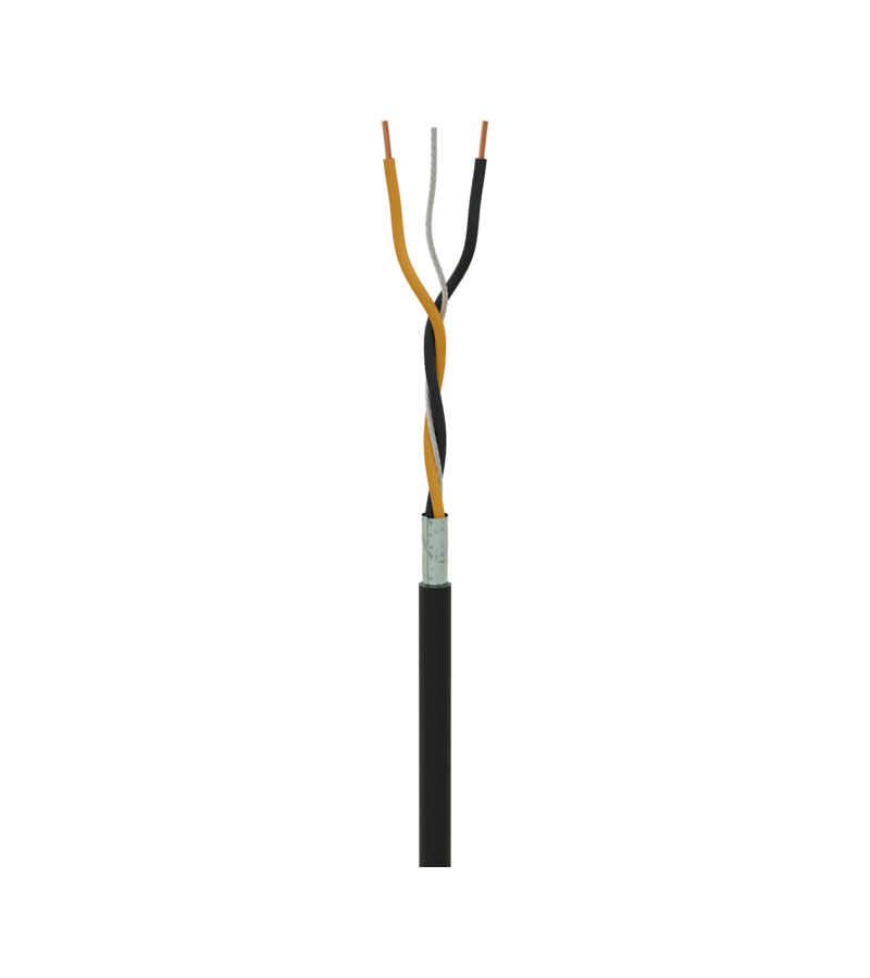 KORDZ K11002 Speaker Cable ONE Balanced Audio Cable 2 Core (22AWG x 2), Black Only, 100m, Reel