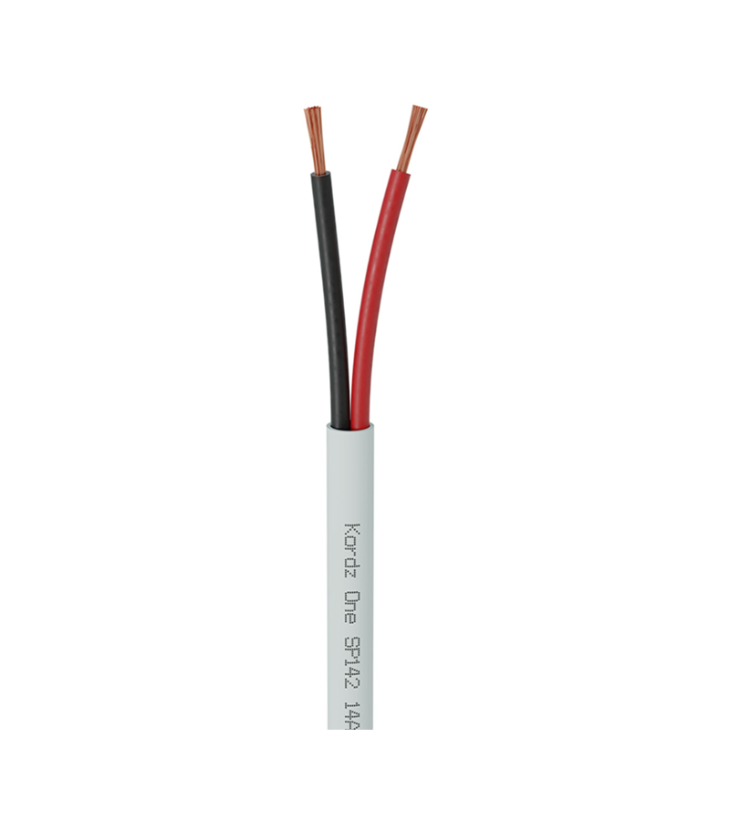 KORDZ K11402 Speaker Cable ONE SP162 – 2 Core, 16 AWG x 2, White, 305m