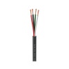 KORDZ ONE - 16AWG 4 Core Bulk Speaker Cable - LSZH - PVC Free - Black - 152.5m Box