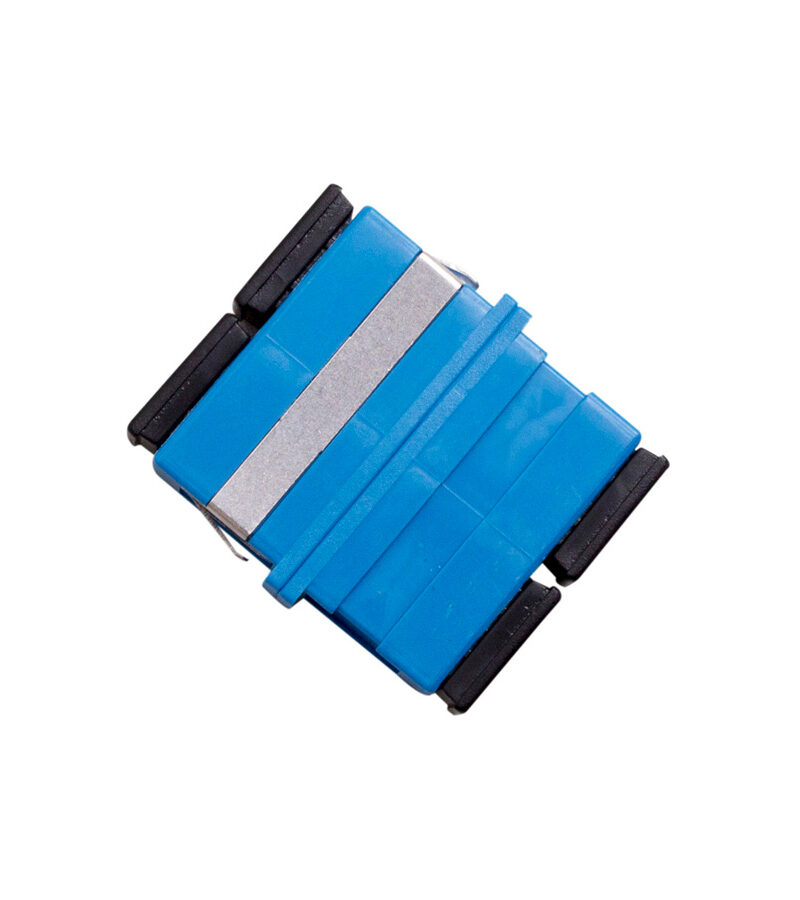 Optical Adaptor - Thru SC Duplex SM (Blue)