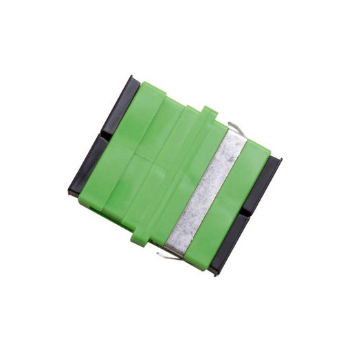Optical Adaptor - Thru SC/APC Duplex SM (Green)