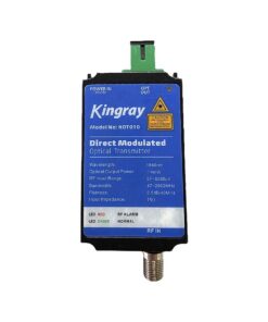 Kingray KOT010 Optical Laser Transmitter 47-2600MHz, 1550nm 4mW/ 6dBm Desk/ Wall/ Shelf Mounting