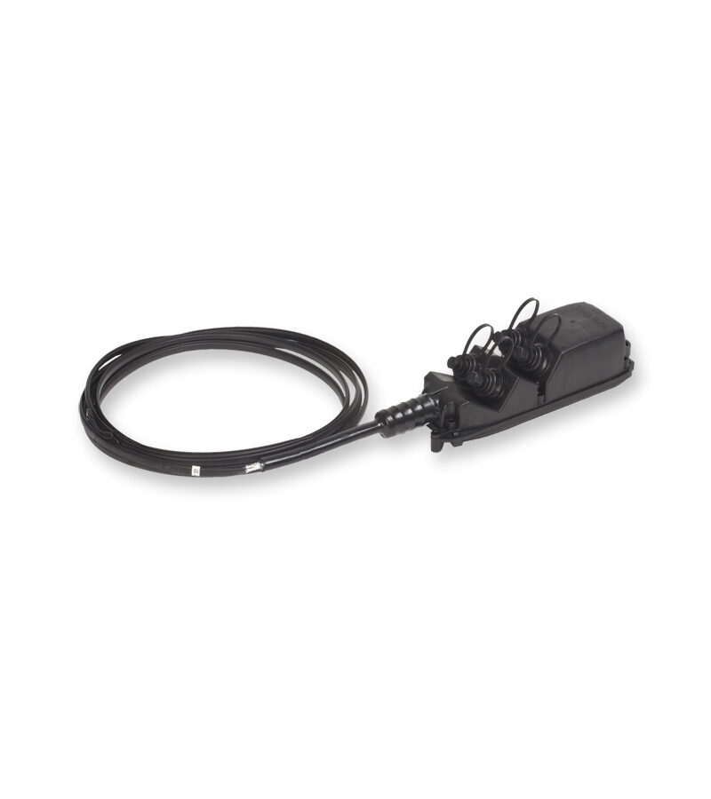 Corning OptiSheath® MultiPort Terminal, Single-Tube Gel-Filled Cable, Stubbed, 4 port