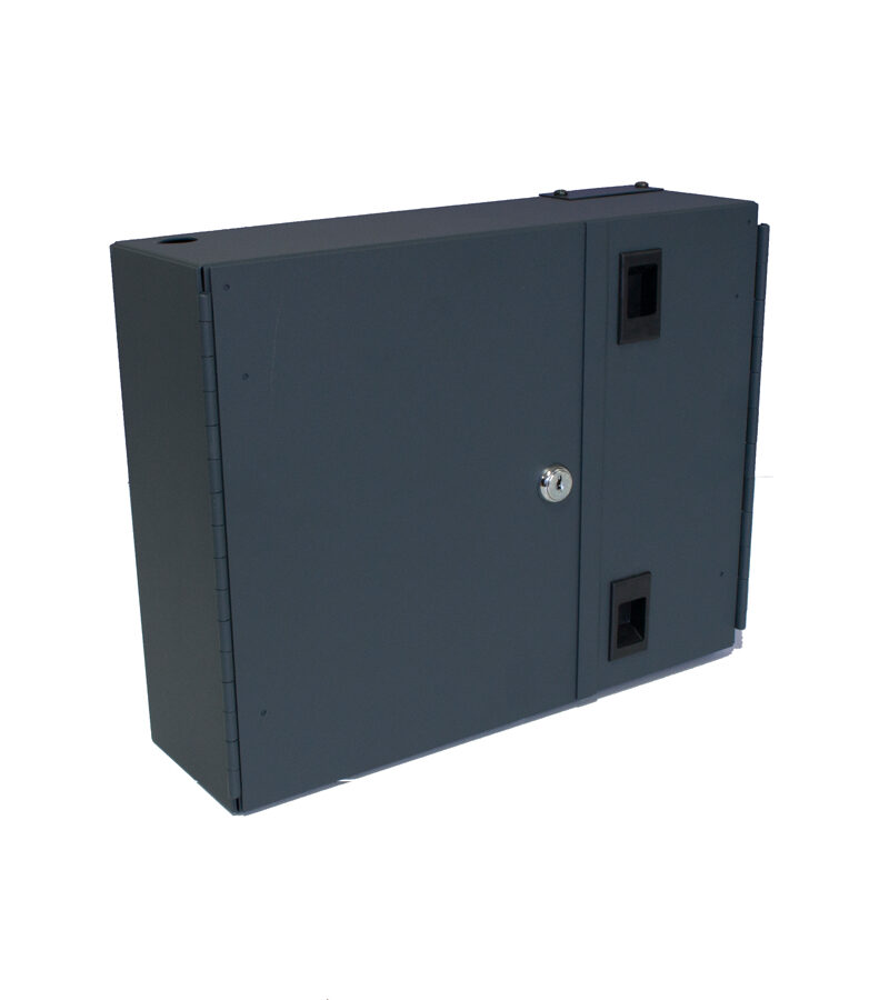 FOBOT Hinged Wall Mount Enclosures - Optical Termination (24-Simplex / 48-Duplex)