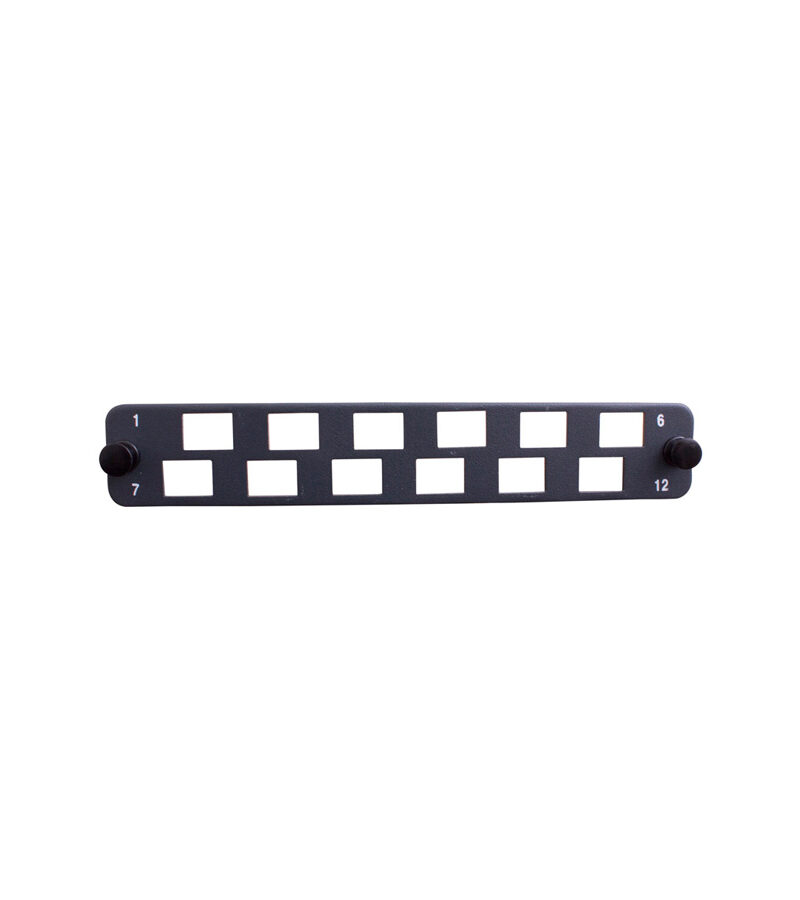 FOBOT Enclosure Accessory - Flat Coupler Mount Panel - 12 Port SC Simplex