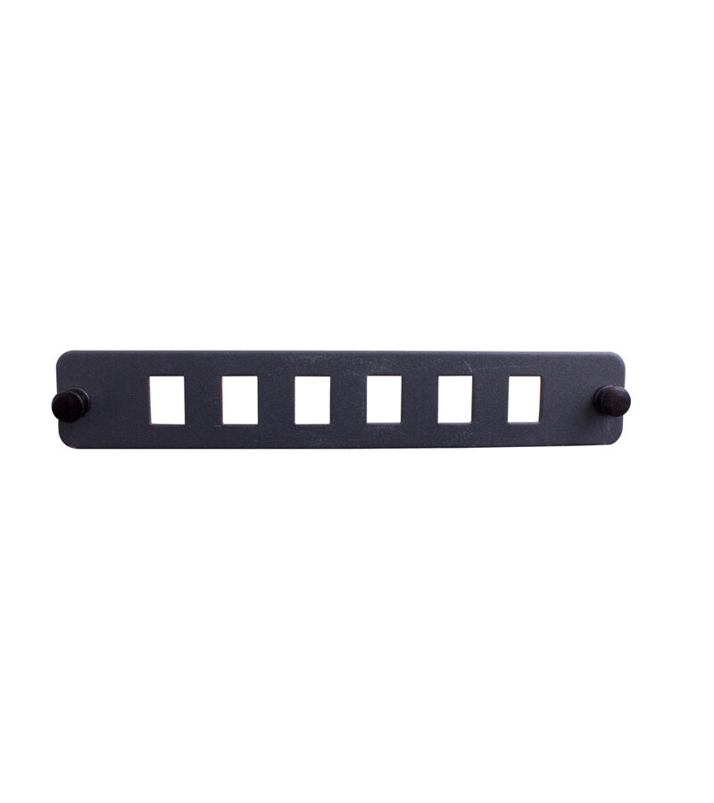 FOBOT Enclosure Accessory – Flat Coupler Mount Panel - 6 Port SC Simplex (or LC Dup)