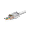 KORDZ ONE Series RJ45 CAT6 Field Termi Push Through Connector (100 Pack)