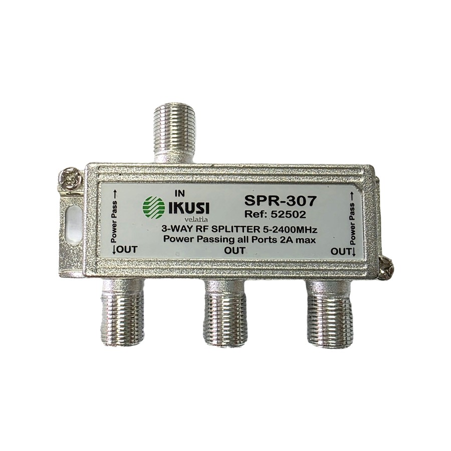 IKUSI SPR-205, 307, 408 2, 3 & 4-Way 5-2400MHz Splitters Power Pass Bi-Directional - Image 3