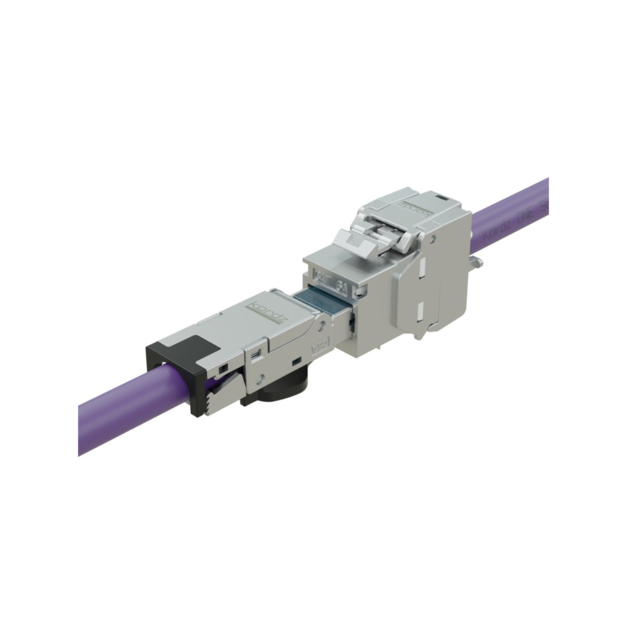 KORDZ PRS Series RJ45 Toolless Standard CAT6A Cable Field Termination Connector - Image 4