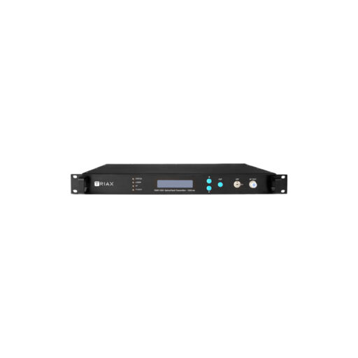 TRIAX 307916 TORT-1550 Optical Rack Transmitter, 1550nm, +5dBm, 19”1RU, Dual PSU, SC/APC