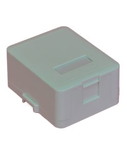 Single Keystone Surface Mount Enclosure with Shutter