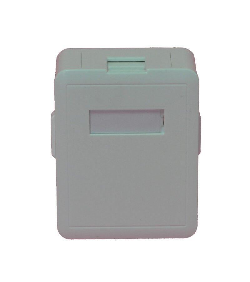 Single Keystone Surface Mount Enclosure with Shutter