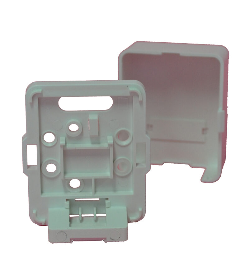 Single Keystone Surface Mount Enclosure with Shutter