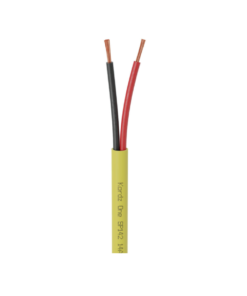 12AWG 2 Core Bulk Speaker Cable - LSZH - PVC Free - Yellow - 152.5m Box