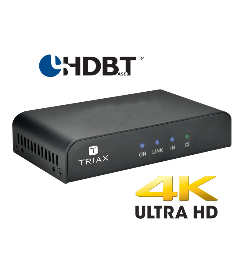 TRIAX HTX1H1LP4K Transmitter for 4K HDMI over CATx / PoC / IR / RS232