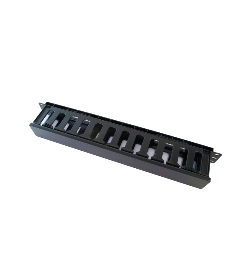 Cable Manager 1RU 19" Plastic with removable face