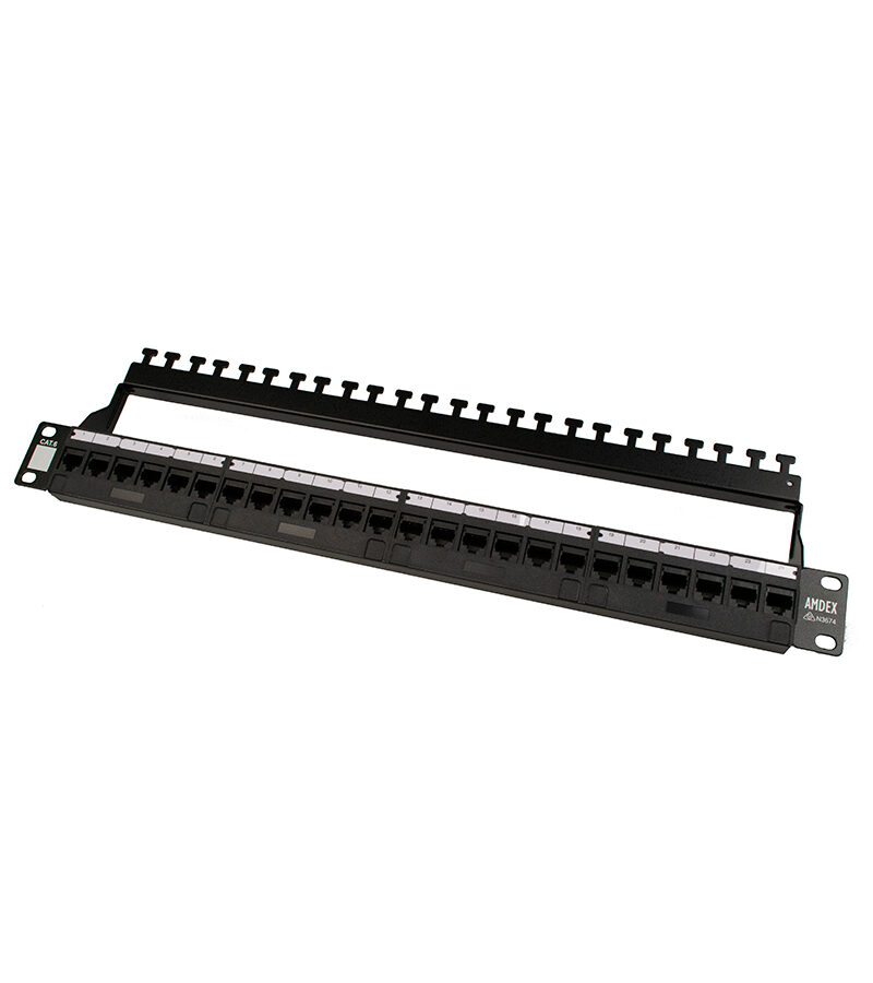 ANDEX CAT6 DATA Cable Patch Panel 24 Port 19" 1RU