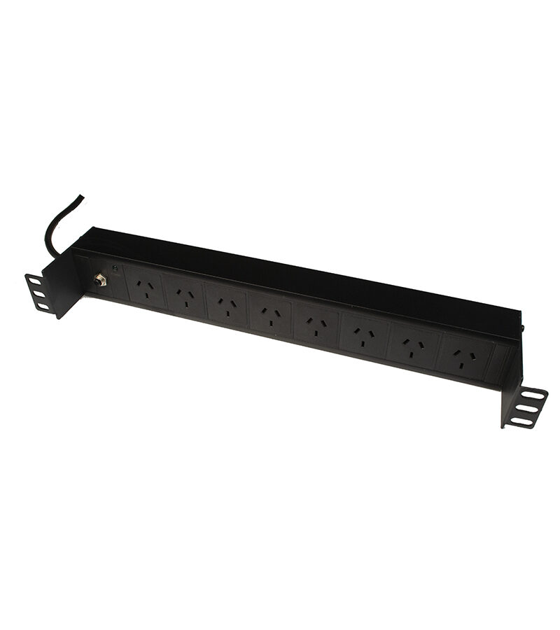 DATA Cabinet Power Rail 8 Way Horizontal suit 19" Rack