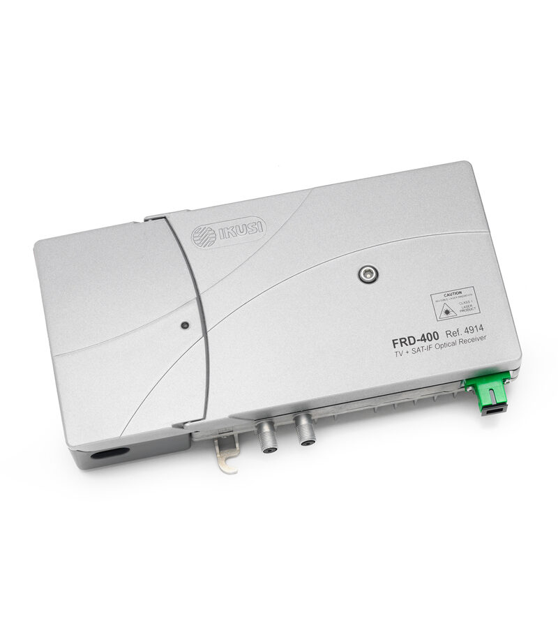 IKUSI by FAGOR 4914 FRD-400 Optical Receiver 47/2150 MHz. High Output 119dBµV Mains Powered
