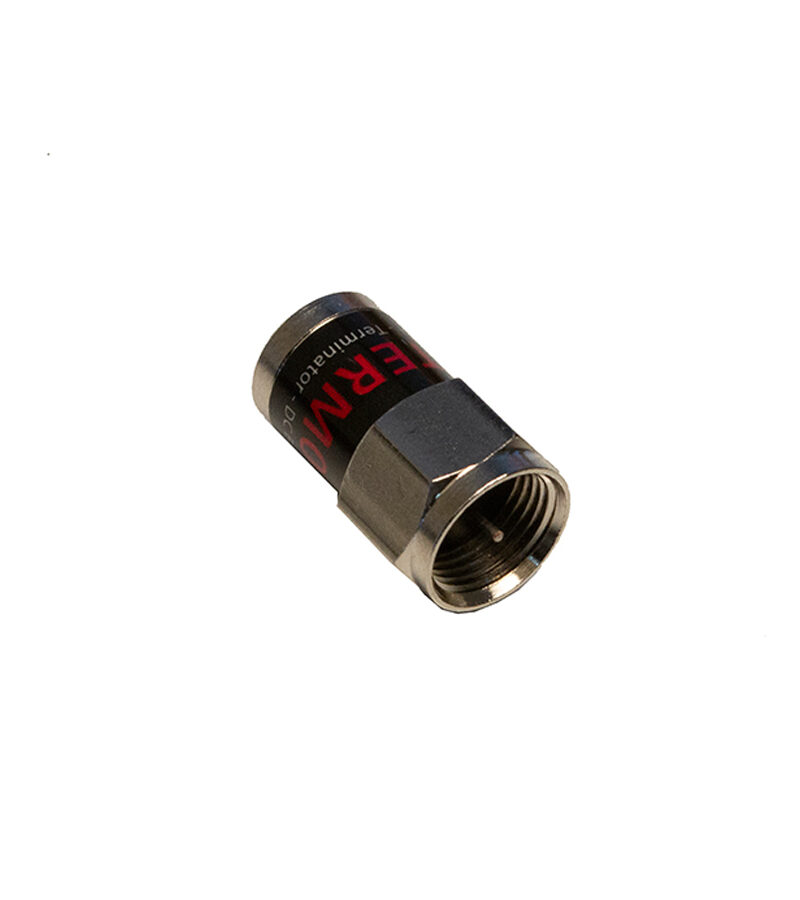 Kingray KFTERM01 Adaptor: 1000KVDC Blocking / Isolating, 75 Ohm F-Type Plug (Male) Terminator