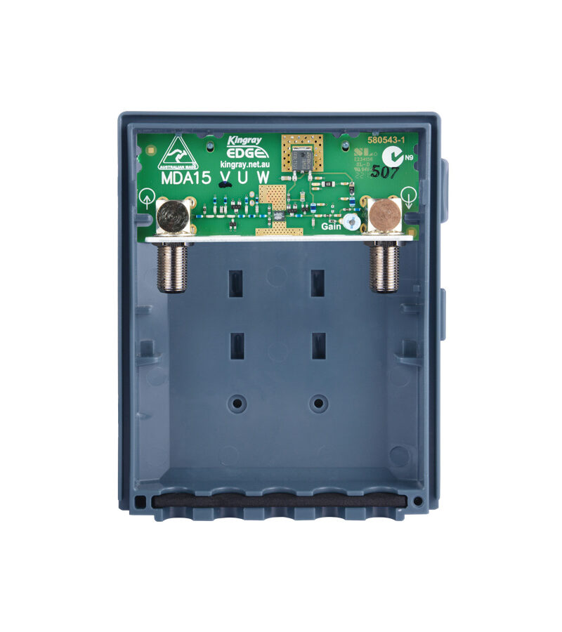 Kingray MDA 15 Series Masthead Distribution Amplifier with 15dB Gain & 4G/LTE filtering