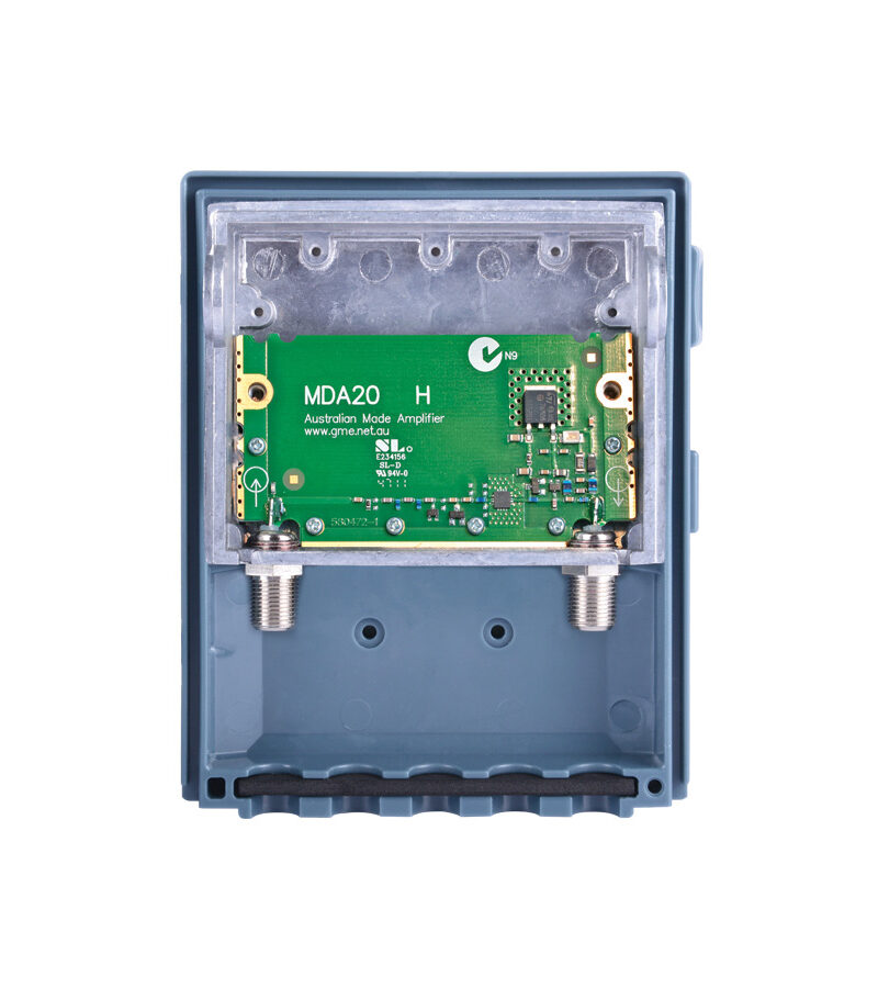 Kingray MDA20T Series Masthead Distribution Amplifier with 20dB Gain, Shieled & 4G/LTE filtering