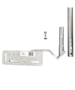 Single Leg Antenna Gutter Mount 2 Piece Including 1.2M Mast