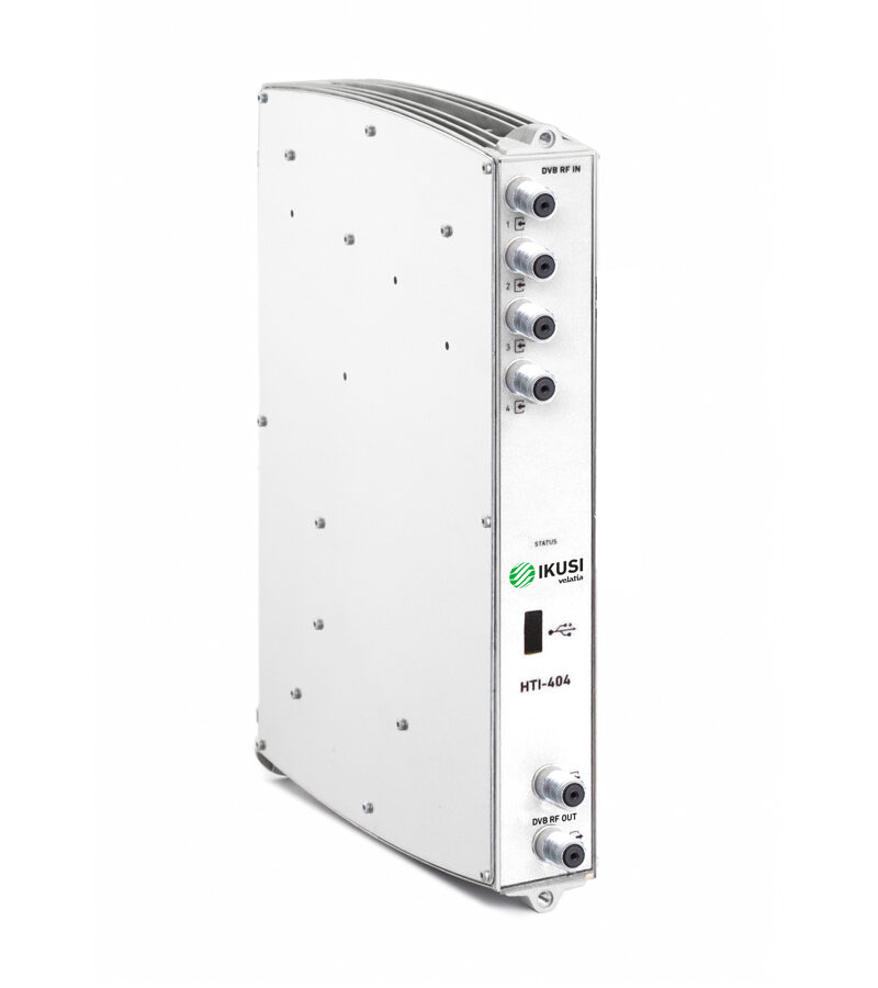 IKUSI by FAGOR 3864 HTI-404 High Density 4x Multi Std Tuner INPUT to 4x Agile DVB-T Output Module