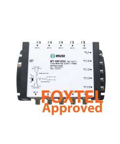 IKUSI: MT-5W15DC 5-Wire Distribution System 4x SAT / 1x TER Single Coupler / TAP 15dB