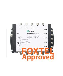 IKUSI MT-5W2SP 5-Wire Distribution System 4x SAT / 1x TER 2 Way Splitter of all 5 Lines