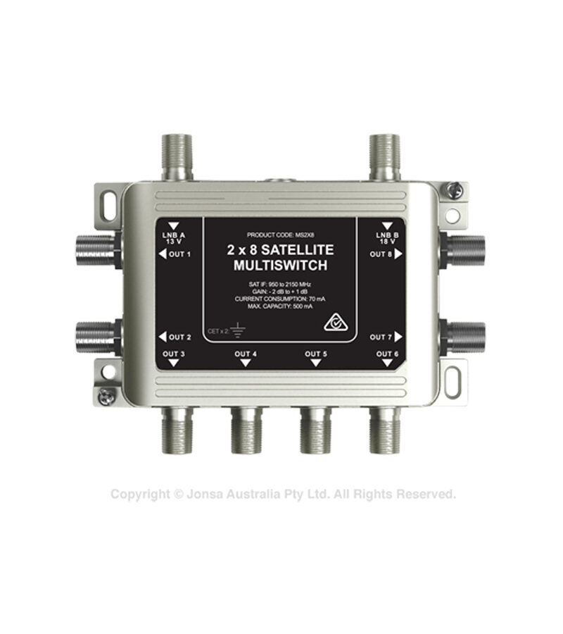 Jonsa MS2x8 Multi-Switch 2 Wire End of Line 8 Outputs