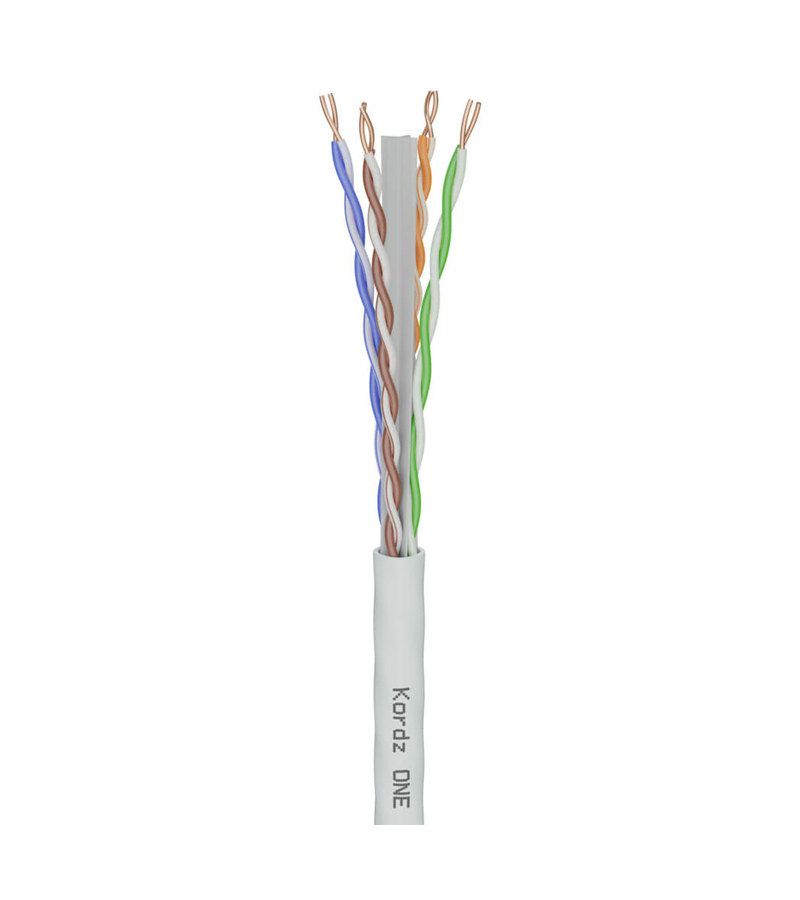 KORDZ ONE K13002 - CAT6 U/UTP Network Cable - LSZH - White - 305m