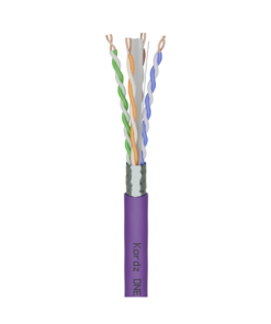 KORDZ ONE - CAT6A F/UTP Bulk Network Cable - LSZH - PVC Free - Purple - 305.0m Spool