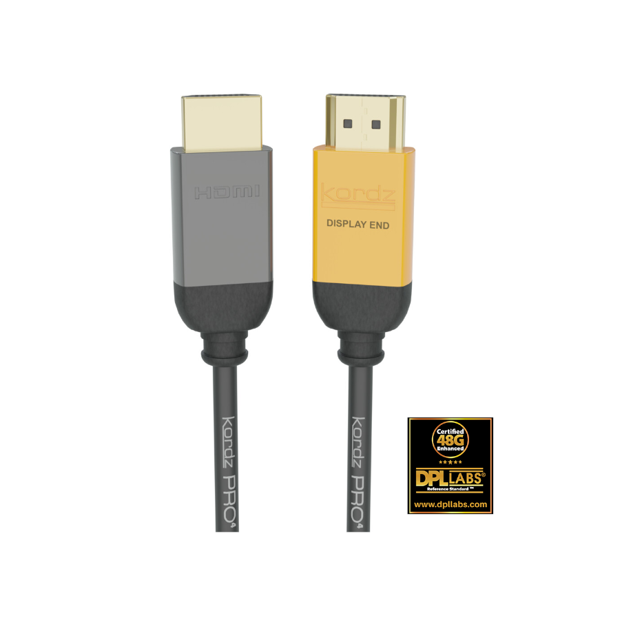 KORDZ PRO4 - 48Gbps 8K AOC High Speed HDMI Cable - 7.5-100m