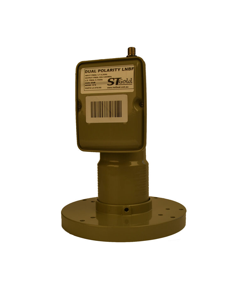 STGold C-band LNB Dual Polarity 13/18VDC 5G Filtered 3.7-4.2Ghz
