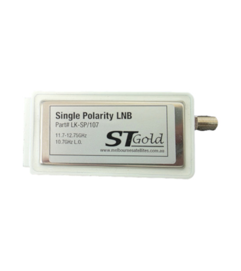 STGold Single Polarity Ku-Band 10.7Ghz LO 11.7-12.75GHz WR-75 Single OUT LNB