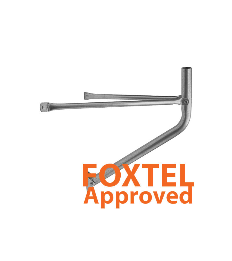 Bracket SAT: Extended Vertical Wall Mount (no fixings included) suit Offset Antenna 65-90cm