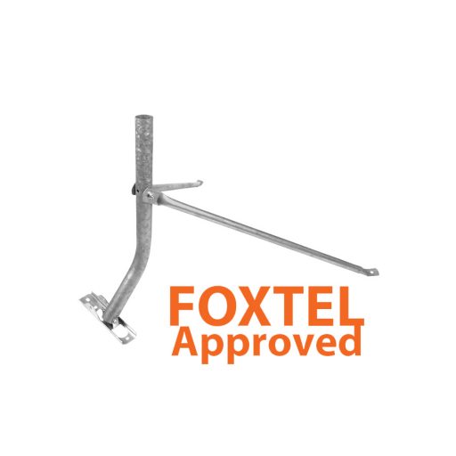 Bracket SAT: Corrugated Tin Roof (Flexi) Mount to suit Offset Antenna 65-90cm